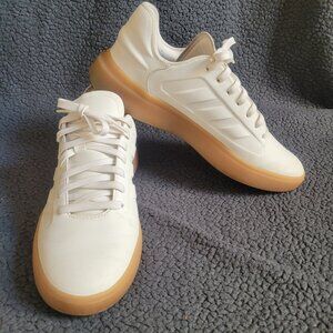 adidas White and Tan Women's Sneakers